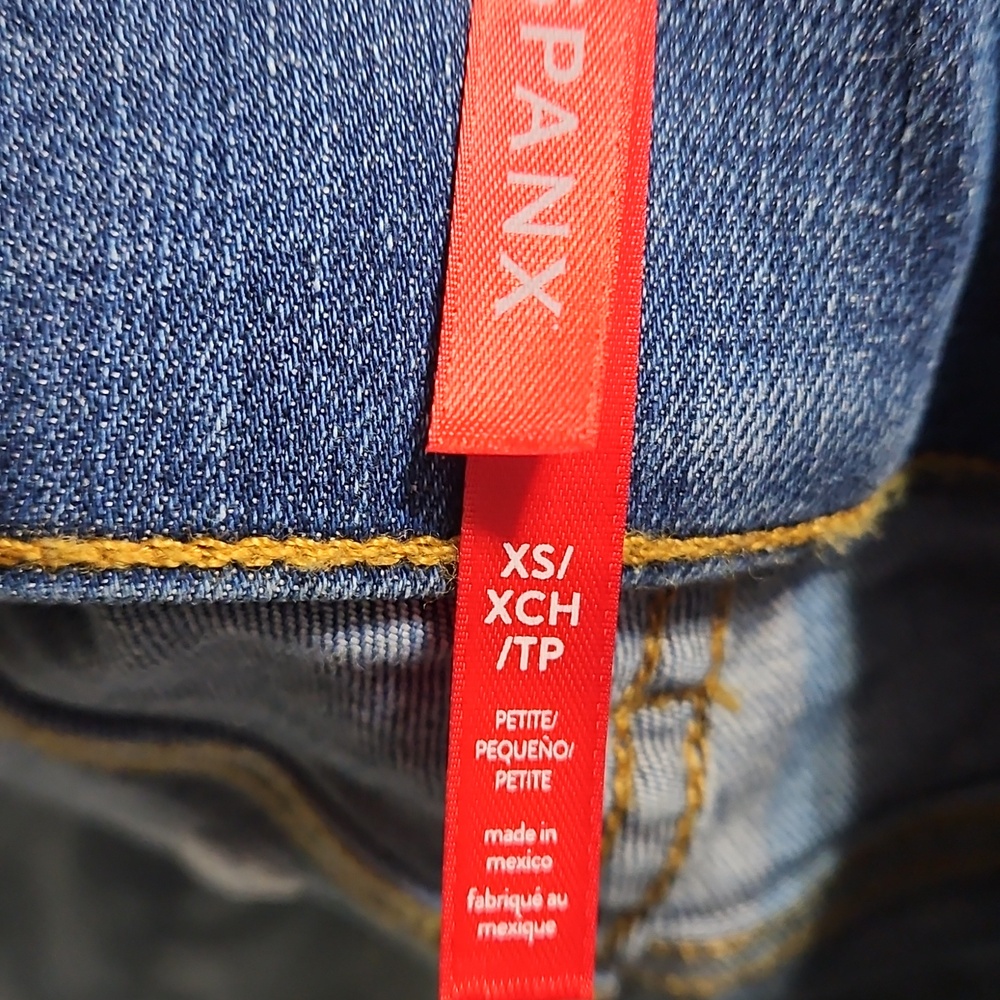 Spanx Seamed Front Wide-Leg High-Rise Denim Jeans-NWT - Picture 9 of 11